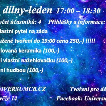 Tvořivé dílny leden 2019