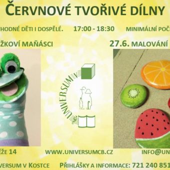 Červnové tvořivé dílny